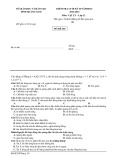 Đề thi học kì 2 môn Vật lý lớp 12 năm 2022-2023 - Sở GD&ĐT Quảng Nam (Mã đề 208)