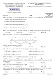 Đề thi thử tốt nghiệp THPT môn Toán năm 2023 - Sở GD&ĐT Quảng Nam