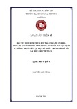 Luận án Tiến sĩ Kinh tế quốc tế: Đầu tư dưới hình thức đối tác công tư (Publicprivate Partnership - PPP) trong một số lĩnh vực dịch vụ công: Thực tiễn tại một số nước trên thế giới và bài học cho Việt Nam