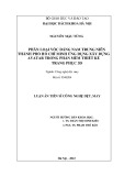 Luận án Tiến sĩ Công nghệ dệt, may: Phân loại vóc dáng nam trung niên thành phố Hồ Chí Minh ứng dụng xây dựng Avatar trong phần mềm thiết kế trang phục 3D