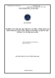 Tóm tắt Luận án Tiến sĩ Hóa học: Nghiên cứu chế tạo, đặc trưng cấu trúc, tính chất của màng phủ đa chức năng trên cơ sở nhựa acrylic nhũ tương và các phụ gia nano