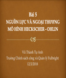 Bài giảng Chính sách ngoại thương: Bài 5 - Vũ Thành Tự Anh