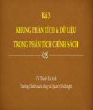 Bài giảng Phân tích chính sách: Bài 3 - Vũ Thành Tự Anh