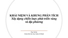 Bài giảng Phát triển vùng và địa phương: Khái niệm và khung phân tích xây dựng chiến lược phát triển vùng và địa phương