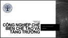 Bài giảng Chính sách phát triển: Bài 9 - Công nghiệp chế biến chế tạo và tăng trưởng