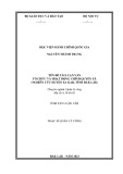 Tóm tắt Luận văn Thạc sĩ Quản lý công: Tổ chức và hoạt động chính quyền xã (nghiên cứu huyện Ea Kar, tỉnh Đắk Lắk)