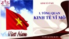 Bài giảng Kinh tế vĩ mô - TS. Bùi Quang Xuân