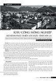 Khu công nông nghiệp - Mô hình phát triển sản xuất tỉnh Sơn La