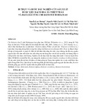 Di thực và bước đầu nghiên cứu sản xuất dược liệu Bạch hoa xà thiệt thảo và hai loài cùng chi Hedyotis rubiaceae