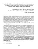 Các yếu tố ảnh hưởng đến sự hài lòng của khách hàng về chất lượng dịch vụ giao nhận hàng hóa bằng đường biển tại Công ty TNHH Dịch vụ Giao nhận Năm Sao