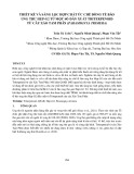 Thiết kế và sàng lọc hợp chất ức chế dòng tế bào ung thư Hep-G2 từ một số dẫn xuất Triterpenoid từ cây Xáo Tam Phân (Paramignya trimera)