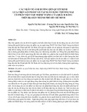 Các nhân tố ảnh hưởng đến quyết định lựa chọn sản phẩm vay tại Ngân hàng thương mại cổ phần Việt Nam Thịnh Vượng của khách hàng trên địa bàn Thành phố Hồ Chí Minh