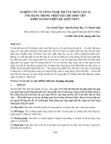 Nghiên cứu về công nghệ trí tuệ nhân tạo AI ứng dụng trong thiết kế cho sinh viên khối ngành thiết kế-kiến trúc