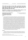 Mô tả kết quả chăm sóc bước đầu người bệnh viêm khớp dạng thấp tại Bệnh viện Trung ương Quân đội 108 và Bệnh viện Bạch Mai năm 2022