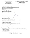 Đề thi KSCL đầu năm môn Toán lớp 9 năm 2023-2024 - Trường THCS Nguyễn Trung Trực, Châu Đức