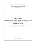 Giáo trình Vận hành các máy thi công mặt đường liên quan (Nghề: Vận hành máy thi công mặt đường - Trung Cấp) - Trường Cao đẳng Cơ giới Ninh Bình (2021)