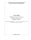 Giáo trình Tiếng Anh chuyên ngành (Nghề: Lập trình máy tính - Cao đẳng) - Trường Cao đẳng Cơ giới Ninh Bình (2021)