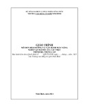 Giáo trình Bảo dưỡng và vận hành máy nâng (Nghề: Vận hành cần cầu trục - Trung cấp) - Trường Cao đẳng Cơ giới Ninh Bình (2021)