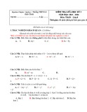 Đề thi giữa học kì 1 môn Toán lớp 8 năm 2023-2024 có đáp án - Trường THCS Lê Đình Chinh, Tiên Phước
