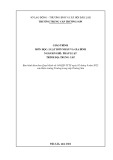 Giáo trình Luật hôn nhân và gia đình (Nghề: Pháp luật - Trung cấp) - Trường Trung cấp Trường Sơn, Đắk Lắk