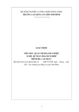 Giáo trình Quản trị doanh nghiệp (Nghề: Kế toán doanh nghiệp - Cao đẳng) - Trường Cao đẳng Cơ giới Ninh Bình (2021)