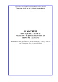 Giáo trình Luật kinh tế (Nghề: Kỹ thuật chế biến món ăn - Cao đẳng) - Trường Cao đẳng Cơ giới Ninh Bình (2021)