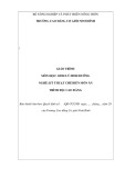 Giáo trình Sinh lý dinh dưỡng (Nghề: Kỹ thuật chế biến món ăn - Cao đẳng) - Trường Cao đẳng Cơ giới Ninh Bình (2021)