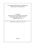 Giáo trình Phương pháp thí nghiệm (Nghề: Trồng trọt và bảo vệ thực vật - Trung cấp) - Trường Trung cấp Trường Sơn, Đắk Lắk