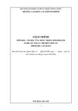 Giáo trình Tin học ứng dụng trong kinh doanh (Nghề: Kỹ thuật chế biến món ăn - Cao đẳng) - Trường Cao đẳng Cơ giới Ninh Bình (2021)