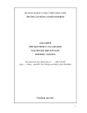 Giáo trình Vật liệu điện (Nghề: Điện dân dụng - Cao đẳng) - Trường Cao đẳng Cơ giới Ninh Bình (2021)