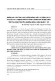 Nhân hai trường hợp viêm màng não do nấm Cryp-tococcus ở bệnh nhân không nhiễm HIV được điều trị tại khoa Truyền nhiễm, Bệnh viện Quân y 175