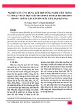 Nghiên cứu ứng dụng kết hợp công nghệ viễn thám và thuật toán học máy Multiple Linear Regression trong thành lập bản đồ phát thải bụi mịn PM2.5