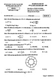 Đề thi học kì 1 môn Toán lớp 12 năm 2023-2024 có đáp án - Trường THPT Chu Văn An, Hà Nội