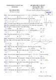 Đề thi học kì 1 môn Toán lớp 12 năm 2023-2024 có đáp án - Sở GD&ĐT An Giang