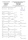 Đề thi chọn học sinh giỏi cấp tỉnh môn Toán lớp 12 năm 2023-2024 có đáp án - Sở GD&ĐT Quảng Bình