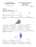 Đề thi học kì 1 môn Toán lớp 10 năm 2023-2024 có đáp án - Trường THPT Nguyễn Du, Bình Phước