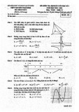 Đề thi học kì 1 môn Toán lớp 12 năm 2023-2024 - Trường THPT Nguyễn Thái Bình, TP. HCM