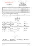 Đề thi học kì 1 môn Toán lớp 12 năm 2023-2024 có đáp án - Trường THPT Xuân Mai, Hà Nội