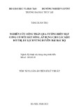 Tóm tắt Luận án Tiến sĩ Kỹ thuật: Nghiên cứu sóng tràn qua tường biển mặt cong có mũi hắt sóng, áp dụng cho các khu đô thị, du lịch vùng Duyên hải Bắc Bộ