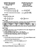 Đề thi học kì 1 môn Toán lớp 7 năm 2023-2024 - Trường THPT chuyên Hà Nội, Amsterdam
