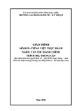 Giáo trình Tiếng Việt thực hành (Nghề: Văn thư hành chính - Trung cấp) - Trường Cao đẳng Kinh tế - Kỹ thuật Bạc Liêu