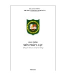 Giáo trình Pháp luật - Trường Cao đẳng nghề số 21