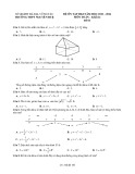 Đề ôn tập học kì 1 môn Toán lớp 12 năm 2023-2024 - Trường THPT Nguyễn Huệ, Bà Rịa - Vũng Tàu (Đề 3)