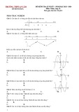 Đề thi học kì 1 môn Toán lớp 12 năm 2023-2024 - Trường THPT An Lão (Đề minh họa)