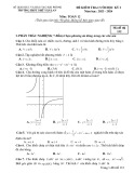 Đề thi học kì 1 môn Toán lớp 12 năm 2023-2024 có đáp án - Trường THPT Nhữ Văn Lan, Hải Phòng