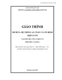 Giáo trình Hệ thống an toàn và ổn định trên ô tô (Nghề: Công nghệ ô tô - Cao đẳng) - Trường Cao đẳng Cộng đồng Kon Tum