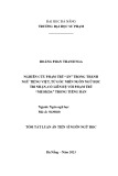 Tóm tắt Luận án Tiến sĩ Ngôn ngữ học: Nghiên cứu phạm trù ăn trong thành ngữ tiếng Việt, từ góc nhìn ngôn ngữ học tri nhận, có liên hệ với phạm trù Meokda trong tiếng Hàn