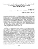 Một số phương pháp nhằm cải thiện kỹ năng viết chữ Hán của sinh viên trường Đại học Công nghệ Thành phố Hồ Chí Minh