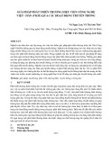 Giải pháp phát triển thương hiệu Viện Công nghệ Việt - Hàn (VKIT) qua các hoạt động truyền thông