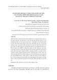 Thành phần hóa học và hoạt tính chống oxy hóa của tinh dầu thiên niên kiện (Homalomena occulta) thu hái từ tỉnh Thừa Thiên Huế, Việt Nam